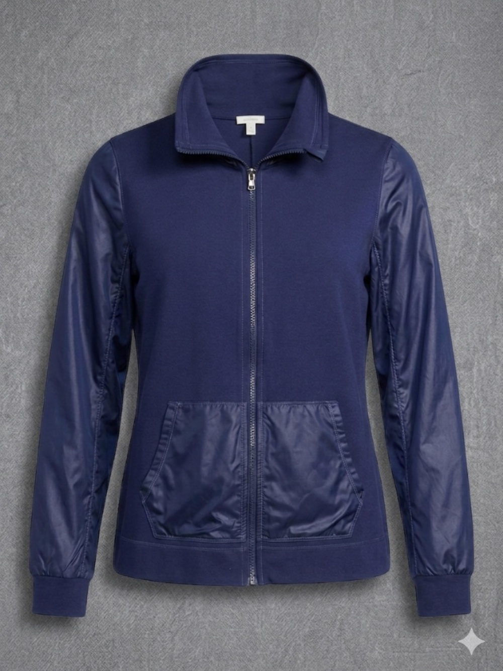 Under Armour Men’s Navy ColdGear Hybrid Full-Zip Pockets Jacket LG